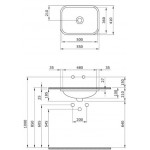 Умывальник встраиваемый снизу Bocchi Scala Arch 1006-001-0125 Умывальник встраиваемый снизу Bocchi Scala Arch 1006-001-0125